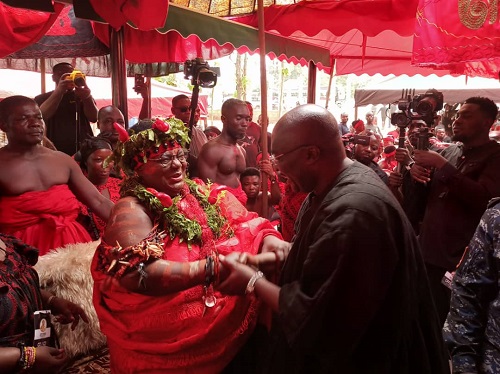 Bawumia attends late Sunyanimanhene's funeral