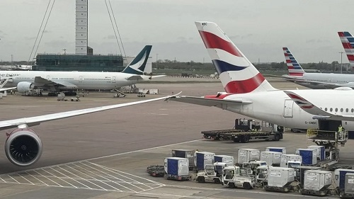 Both planes sustained minor damage