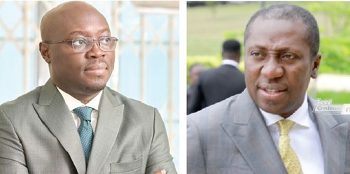 Dr Cassiel Ato Forson — Minority Leader, Alexander Afenyo-Markin — Majority Leader