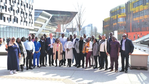 Members of the delegation on the study trip to Vienna