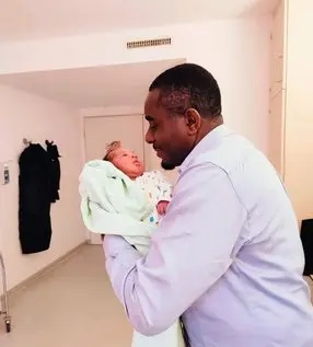 Emeka Ike and new wife welcome baby girl