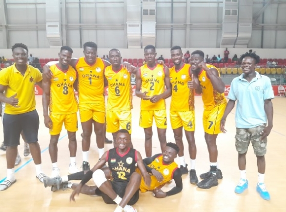 Ghana's male volleyball team