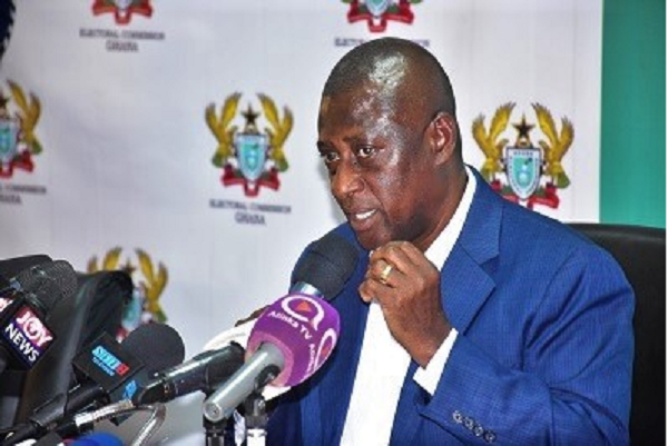 Mr. Samuel Tettey, Commissioner in charge of Operations of EC