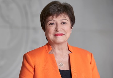 Kristalina Georgieva, Managing Director of the International Monetary Fund. Photo Credit:  IMF Photo/Joshua Roberts