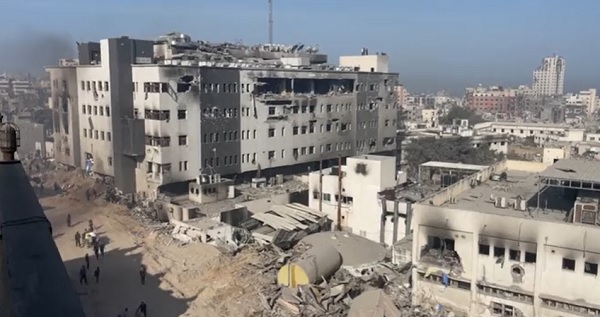 al-Shifa hospital in ruins
