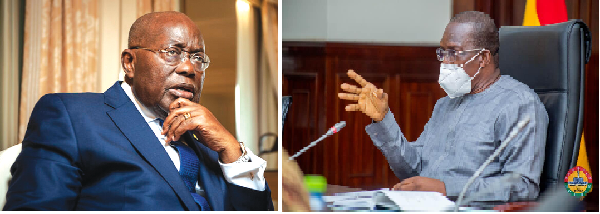 President Nana Addo Dankwa Akufo-Addo and Alban Bagbin — Speaker of Parliament