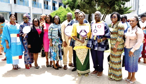 Some members of the Network of Professional Women in Water, Sanitation and Hygiene after the symposium