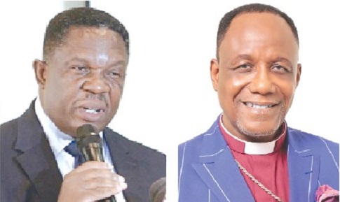 Rev. Dr Cyril G.K. Fayose — General Secretary, CCG, Bishop Dr S.N. Mensah — Chairman of GFC