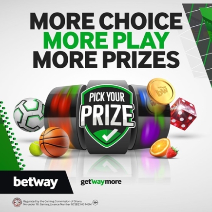 Betway's Pick Your Prize promo ends September 29