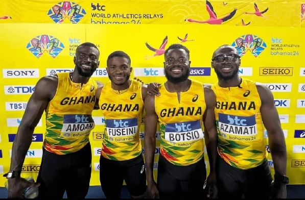 Ghana’s 4×100 men’s relay team qualified for Paris 2024 Olympic Games
