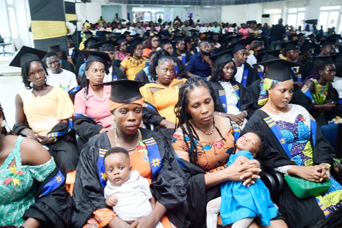 The graduation ceremony in Accra last Friday The graduation ceremony in Accra last Friday