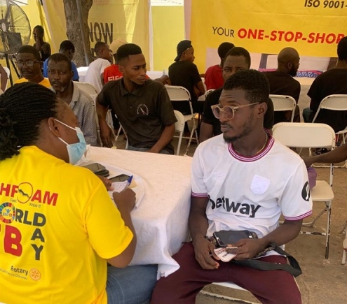 Ashfoam, Rotary Clubs host free health screening