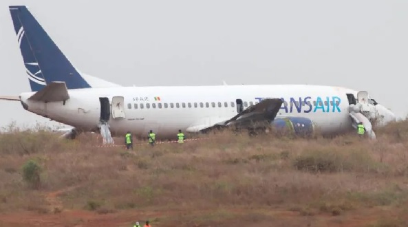 At least 10 people injured as Boeing 737 skids off runway in Senegal