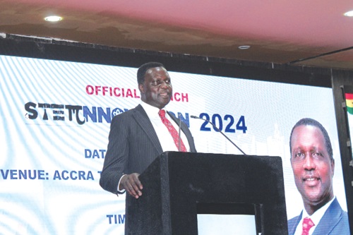 Dr Yaw Osei Adutwum, Minister of Education, delivering his keynote address. Picture: ERNEST KODZI