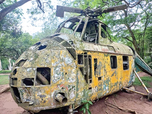 The current state of the helicopter