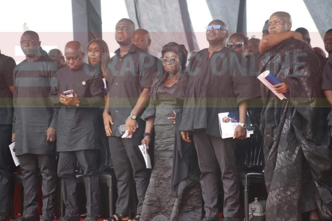Bawumia Leads NPP Delegation to John Kumah's Funeral