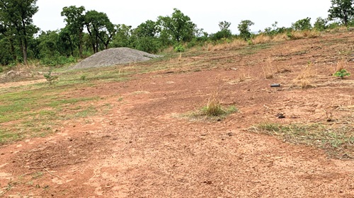 The abandoned project site The abandoned project site