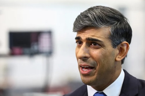 British Prime Minister Rishi Sunak [File: Carl Recine/Pool via Reuters]