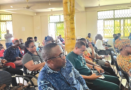 Participants in the town hall meeting Participants in the town hall meeting