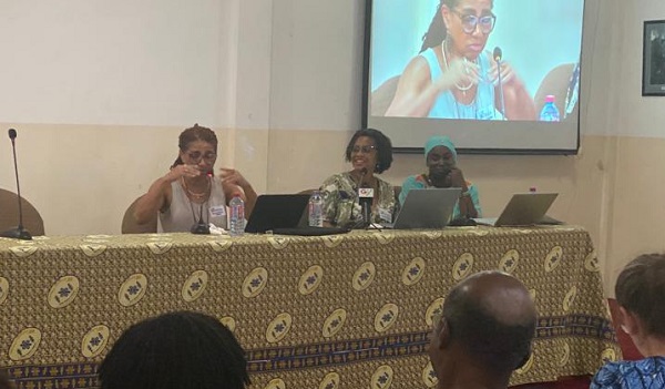 From Left: Prof. Akosua Adomako Ampofo, UG; Prof. Clementina Baptista de Jesus Furtada of the University of Cape Verde, and Fatoumata Keita, University for Arts and Human Sciences of Bamako