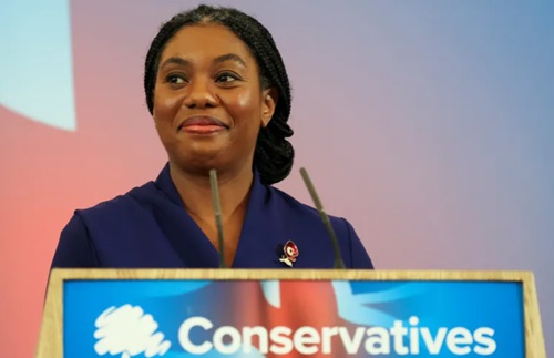 Kemi Badenoch: UK Conservative Party leader says Nigerian police stole her brother’s shoe, watch