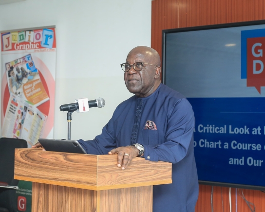 Sam Jonah, others brainstorm  at Graphic Development Series