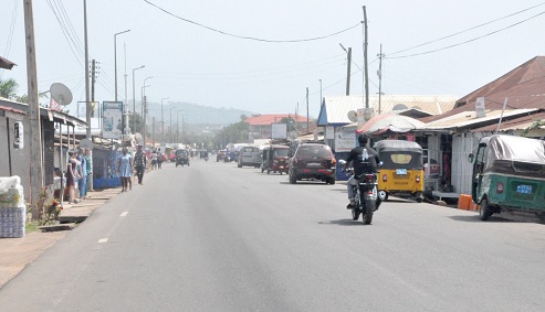A clean street in Ho-Dome