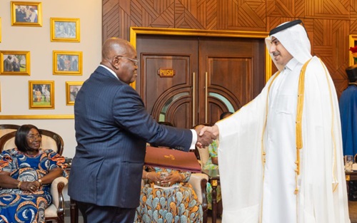 President Akufo-Addo welcomes new Qatari Ambassador to Ghana