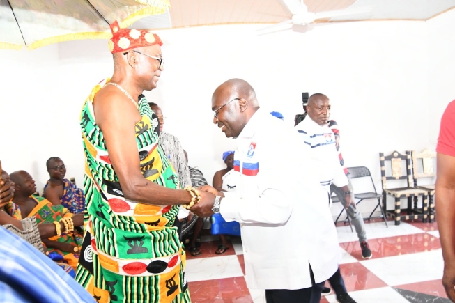 Agona Chiefs praise Bawumia’s policies and vision for Ghana’s progress