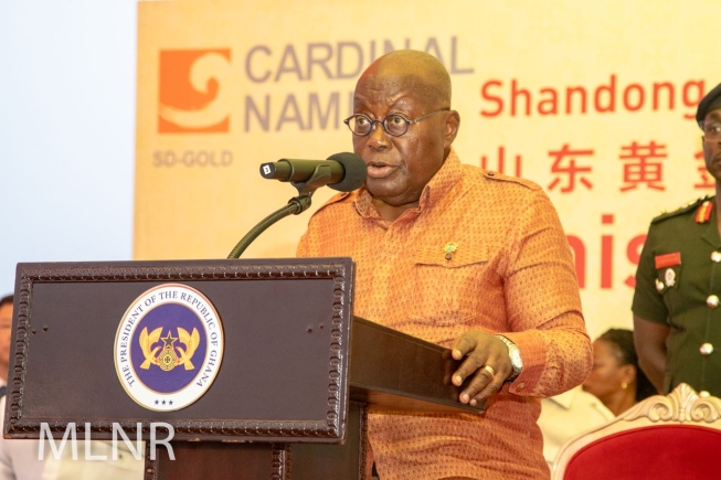 Akufo-Addo unveils West Africa's largest single-stream gold mine
