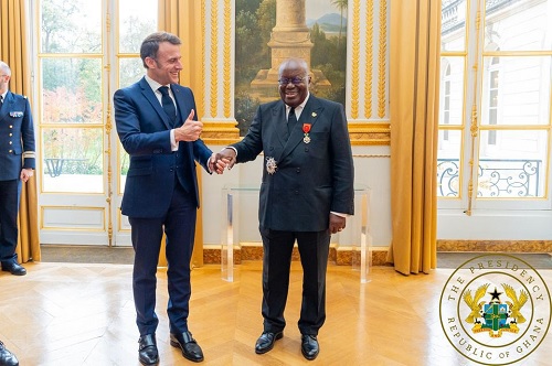 President receives France’s highest award