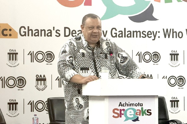Professor Christopher Gordon speaking at the event