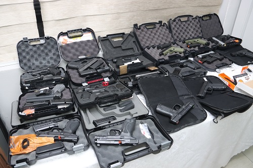 Some of the ammunition seized at Tema Port. Picture: ELVIS NII NOI DOWUONA