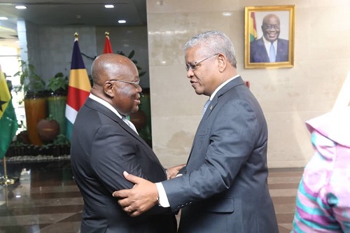 Form partnerships to create jobs - President Akufo-Addo tells Ghana, Seychelles businesses