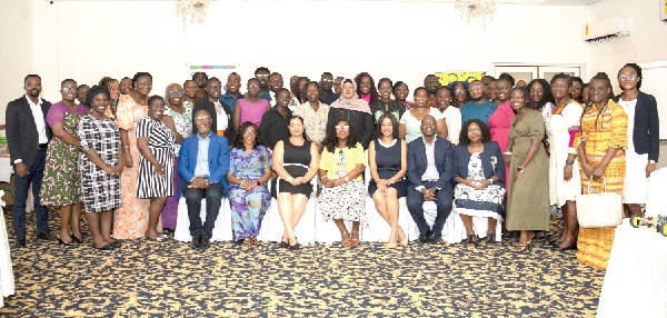Gabriel Sowah Mensah (seated left), West African Regional Development Manager for Pearson Edexcel, with heads of schools offering the Pearson Edexcel curriculum