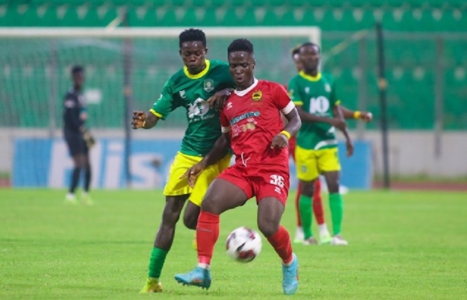 Kotoko end losing streak, Hearts held by Nsoatreman FC