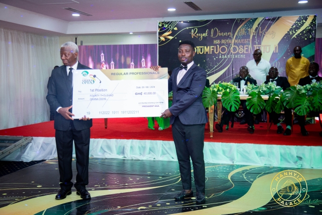 Lucky Ayisah claims victory at the 89th Ghana Open at Royal Golf Club