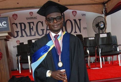 Bernard Donkor named ‘Best Graduating Student in Journalism’ at UniMAC-IJ congregation