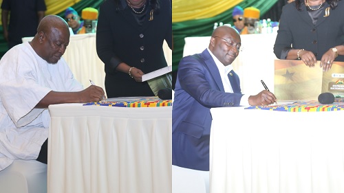 Ghana Election 2024: Bawumia, Mahama sign peace pact - 10 other candidates concur