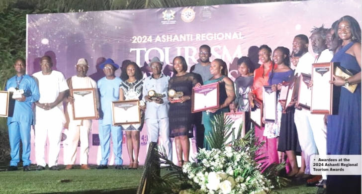 36 Excel at 2024 Ashanti  Regional Tourism Awards