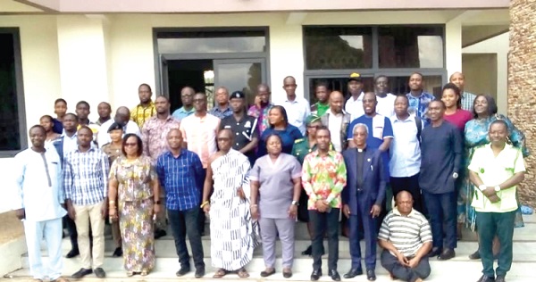 Participants in the Lower Manya Krobo engagement