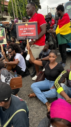Street protest against ‘galamsey’ enters day 3 with more numbers 