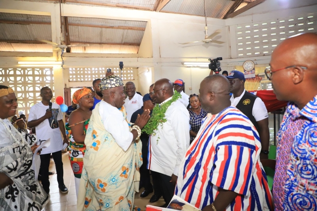 Akatsi North Chiefs honour Bawumia, hail him as "next President"