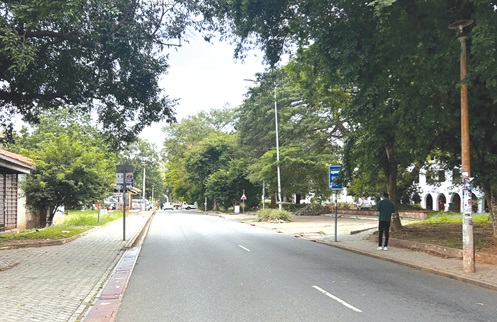  The streets of Legon campus are empty due to the strike