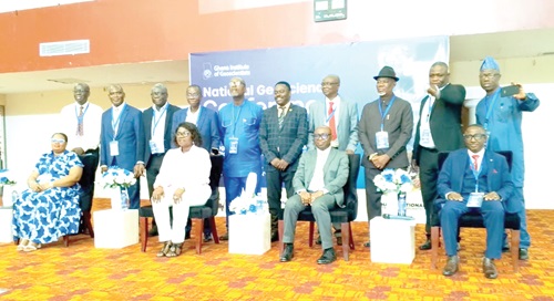  Dignitaries at the opening ceremony of the biennial conference of GhIG in Sunyani