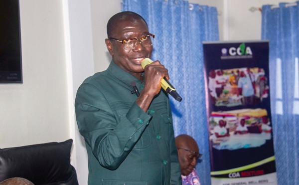 Prof. Samuel Ato Duncan, Chief Executive Officer (CEO) of the COA Research and Manufacturing Limited