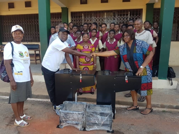 Ghana National College 1982 year group donates to alma mater in Cape Coast