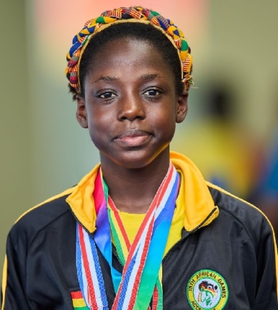 12-year-old Jada Yankey wins 13 medals at African Swimming Championship