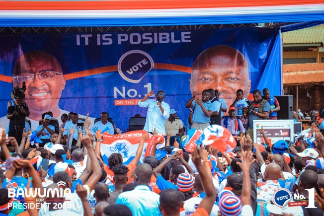 Bawumia promises more development for Adaklu, pledges accountability as President