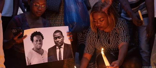 Two people associated with Mozambique's opposition were gunned down in downtown Maputo